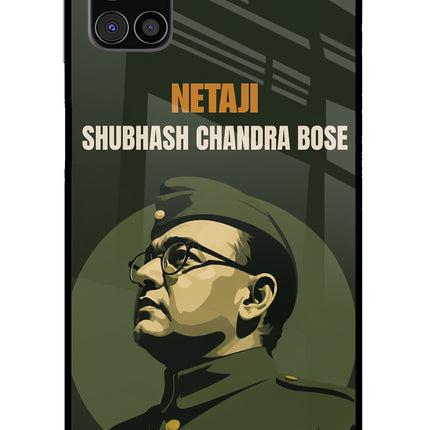 Netaji Legacy Samsung M31s Glass Case Back Cover by Casekaro