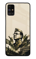Netaji Rising Samsung M31s Glass Case