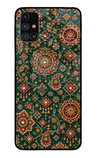 Green Pataka Samsung M31s Glass Case
