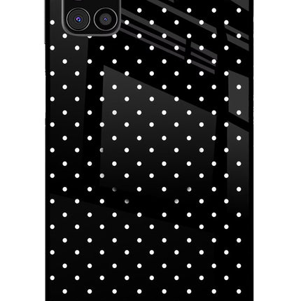 White Dots Samsung M31s Pop Case by Casekaro