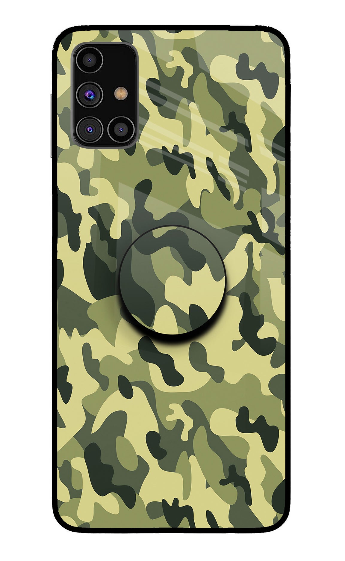 Camouflage Samsung M31s Pop Case