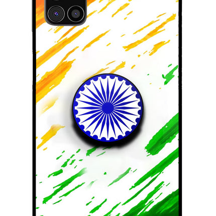Indian Flag Ashoka Chakra Samsung M31s Pop Case by Casekaro