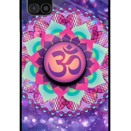 Om Purple Samsung M31s Pop Case by Casekaro