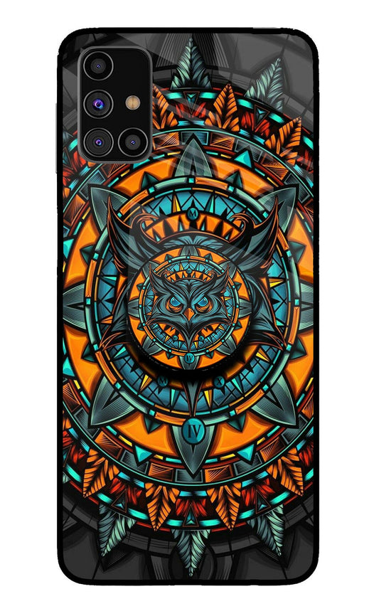 Angry Owl Samsung M31s Glass Case