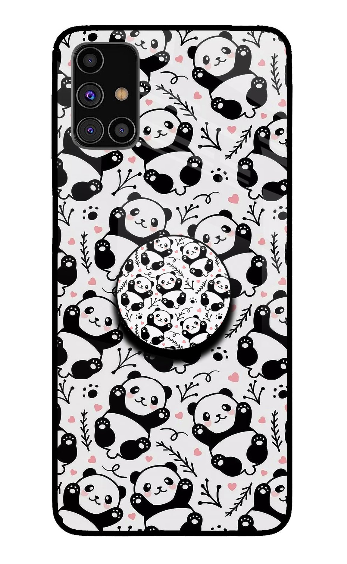 Cute Panda Samsung M31s Pop Case