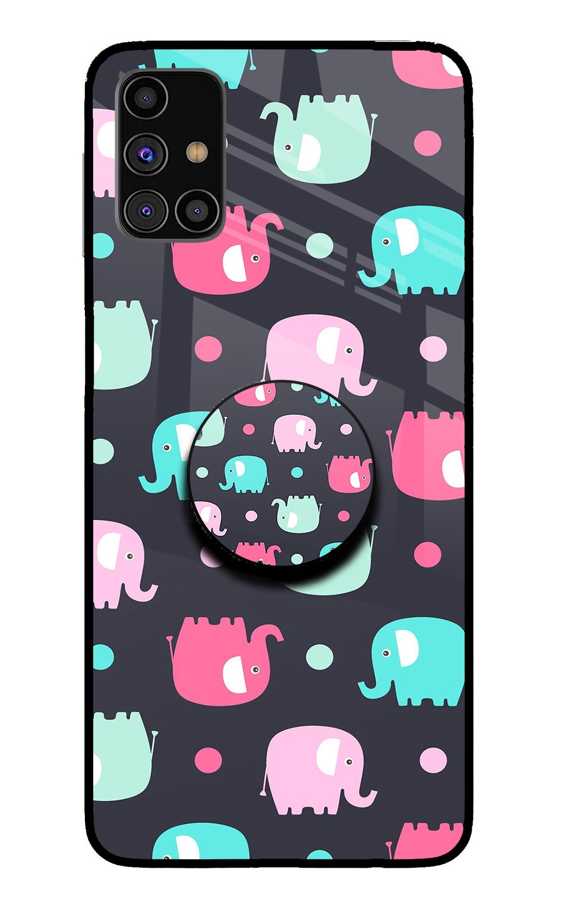 Baby Elephants Samsung M31s Pop Case