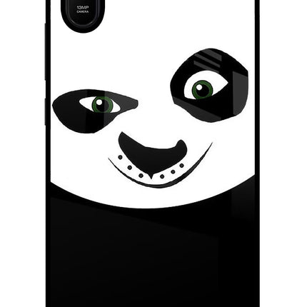 Panda Redmi 9A/9i Glass Case Back Cover by Casekaro