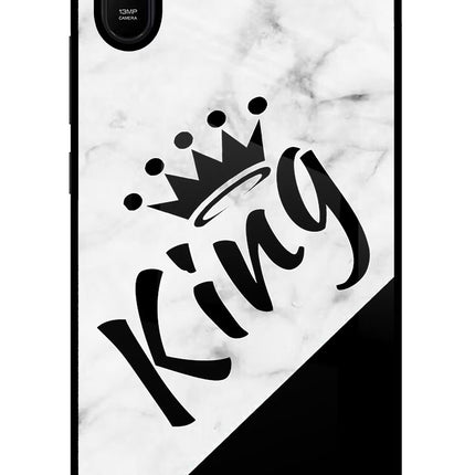 King Redmi 9A/9i Glass Case Back Cover by Casekaro