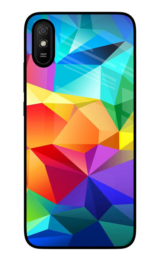 Abstract Pattern Redmi 9A/9i Glass Case