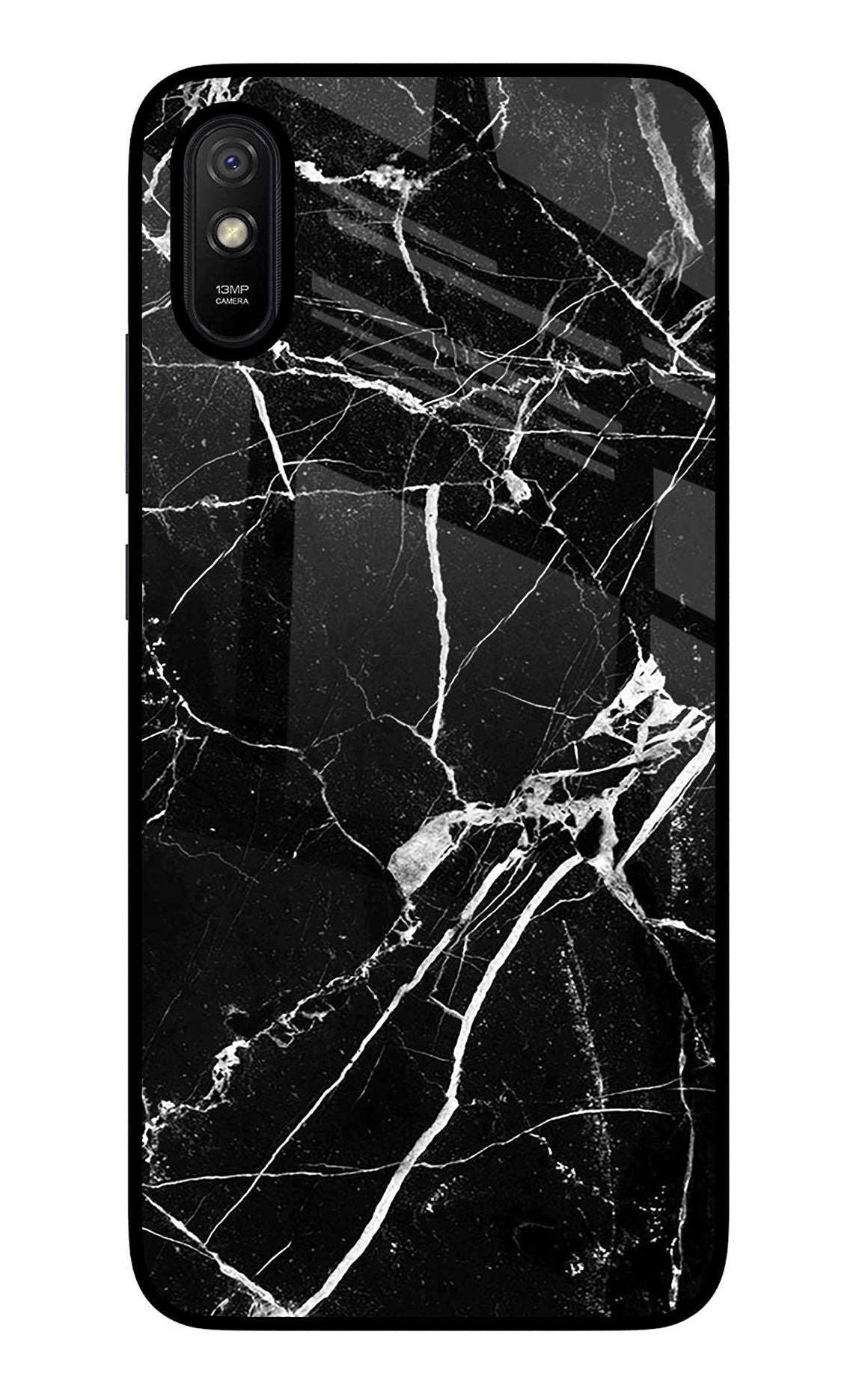 Black Marble Pattern Redmi 9A/9i Back Cover