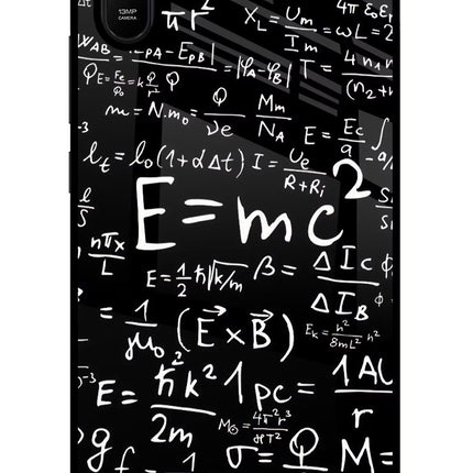 Physics Formula Redmi 9A/9i Glass Case Back Cover by Casekaro