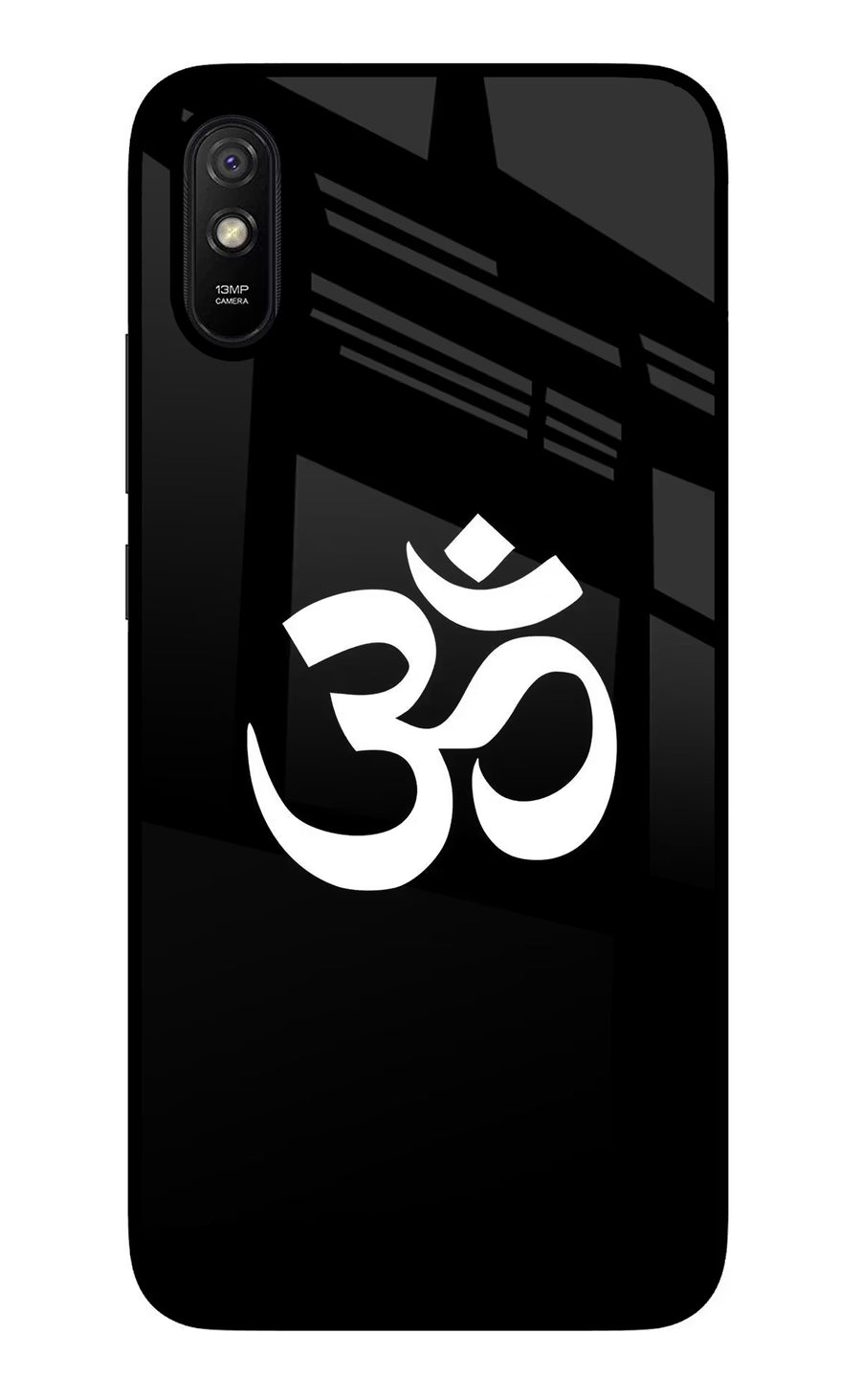 Om Redmi 9A/9i Back Cover, Glass case