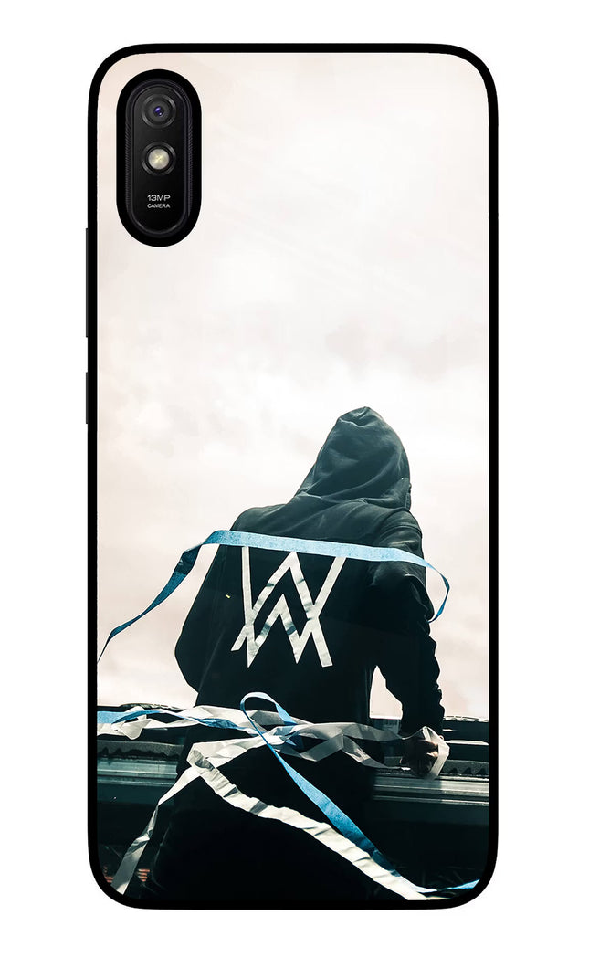 Alan Walker Redmi 9A/9i Glass Case Back Cover by Casekaro