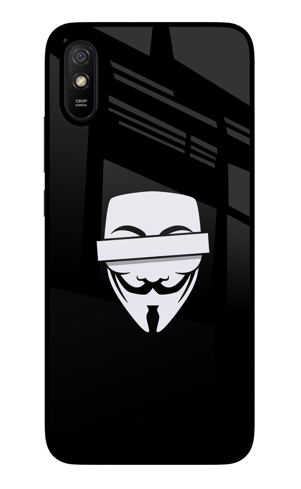 Anonymous Face Redmi 9A/9i Back Cover