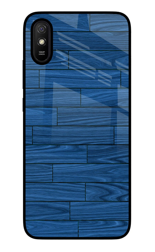 Wooden Texture Redmi 9A/9i Glass Case