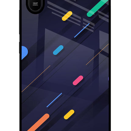 Abstract Design Redmi 9A/9i Glass Case Back Cover by Casekaro