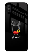 Coffee Redmi 9A/9i Glass Case