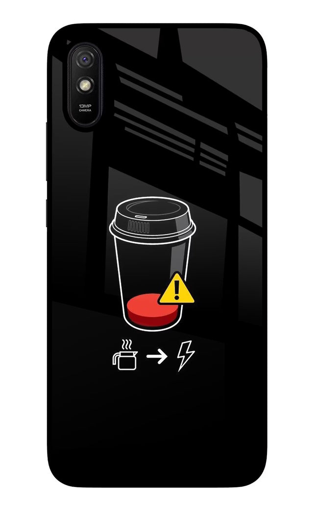 Coffee Redmi 9A/9i Glass Case