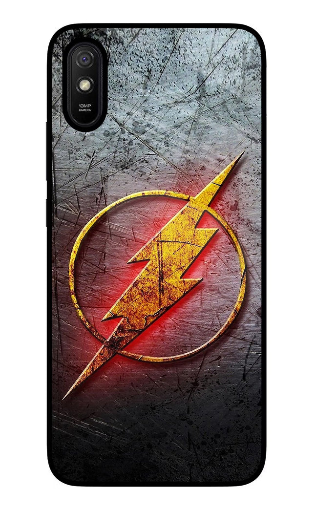 Flash Redmi 9A/9i Glass Case Back Cover by Casekaro