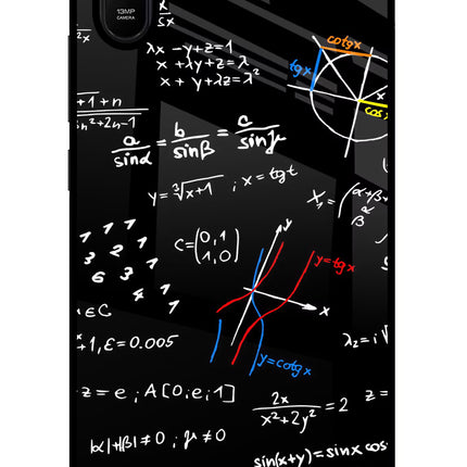 Mathematics Formula Redmi 9A/9i Glass Case