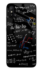 Mathematics Formula Redmi 9A/9i Glass Case