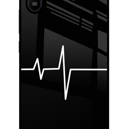 Heart Beats Redmi 9A/9i Glass Case Back Cover by Casekaro