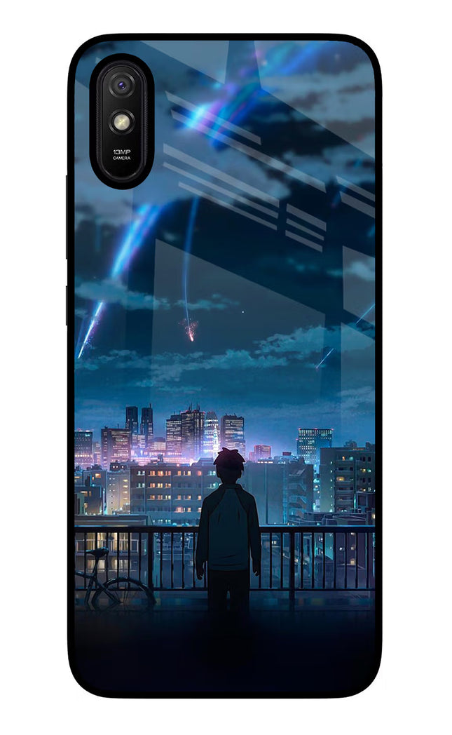 Anime Redmi 9A/9i Glass Case Back Cover by Casekaro