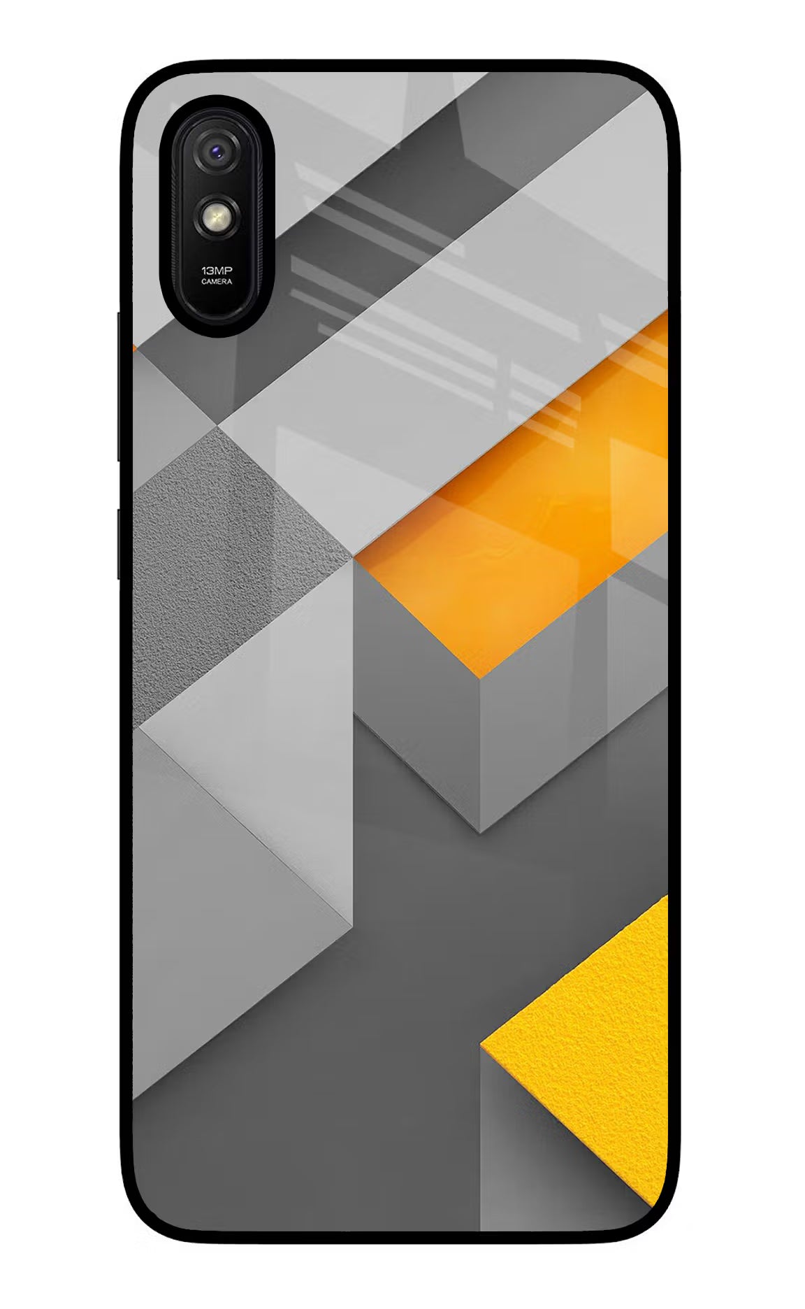 Abstract Redmi 9A/9i Glass Case Back Cover by Casekaro