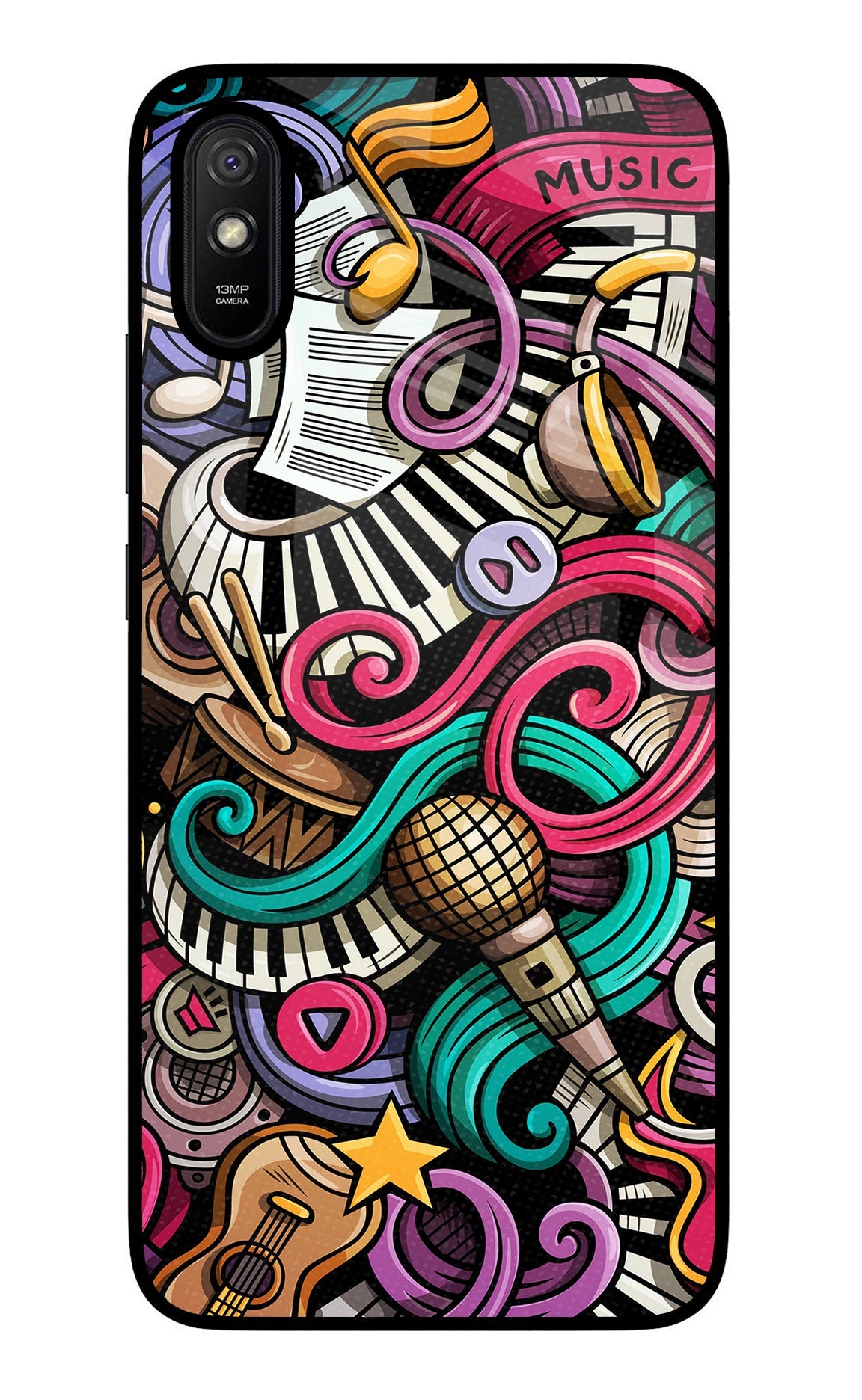 Music Abstract Redmi 9A/9i Back Cover