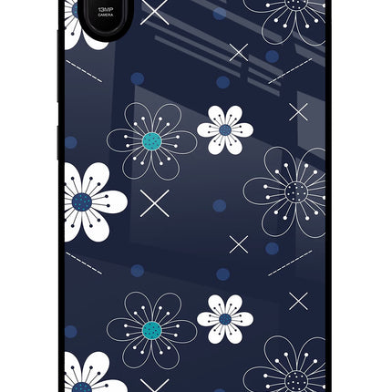 Flowers Redmi 9A/9i Glass Case Back Cover by Casekaro