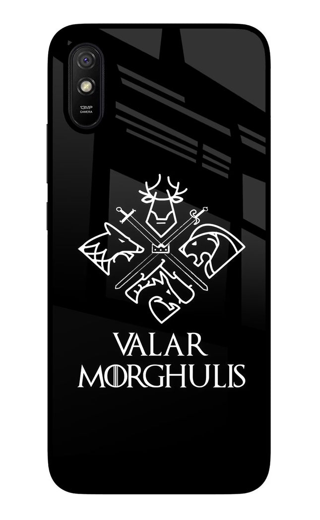 Valar Morghulis | Game Of Thrones Redmi 9A/9i Glass Case Back Cover by Casekaro