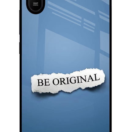 Be Original Redmi 9A/9i Glass Case Back Cover by Casekaro