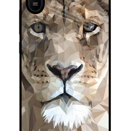 Lion Art Redmi 9A/9i Glass Case Back Cover by Casekaro