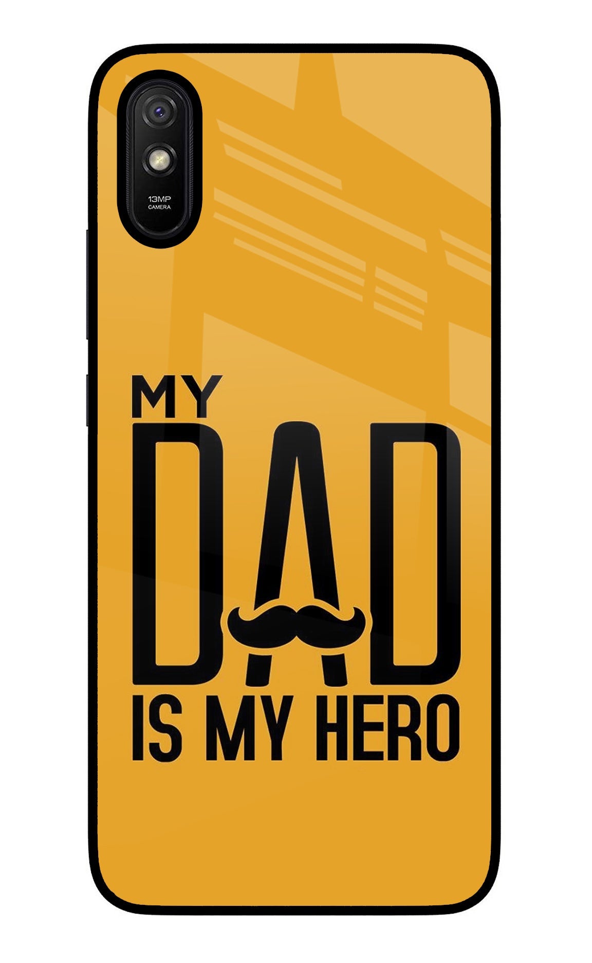 My Dad Is My Hero Redmi 9A/9i Glass Case