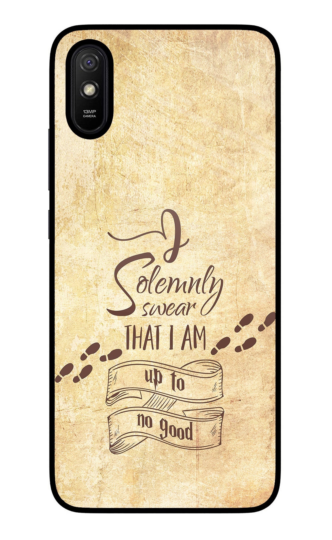 I Solemnly swear that i up to no good Redmi 9A/9i Glass Case