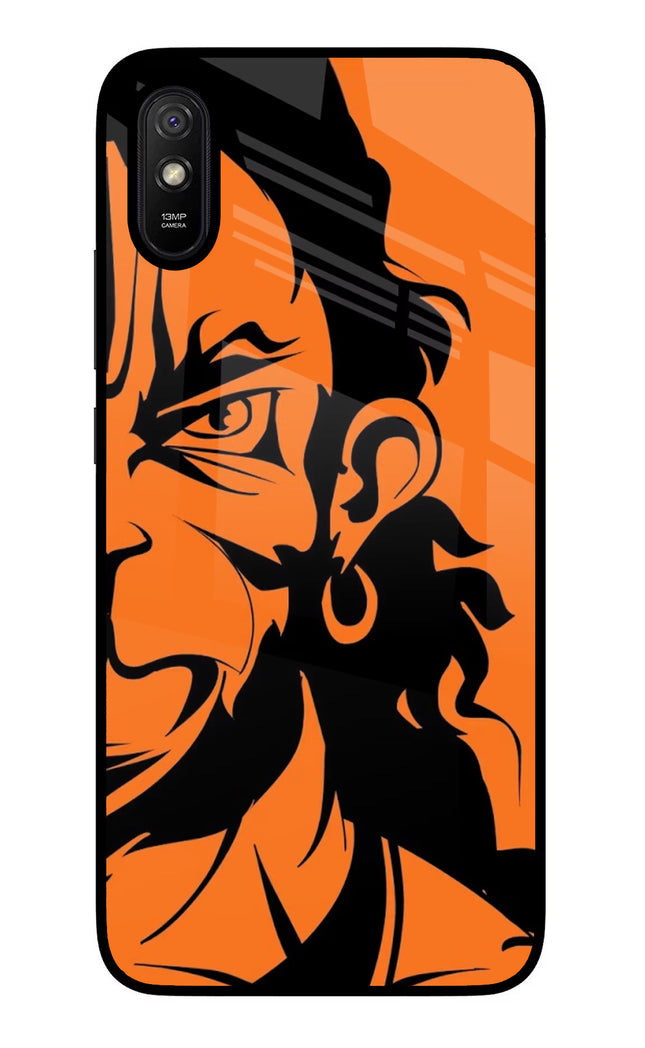 Hanuman Redmi 9A/9i Glass Case Back Cover by Casekaro