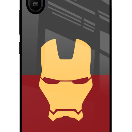 Ironman Redmi 9A/9i Glass Case Back Cover by Casekaro
