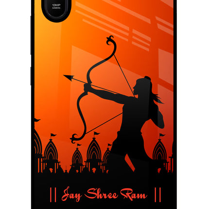 Lord Ram - 4 Redmi 9A/9i Glass Case Back Cover by Casekaro
