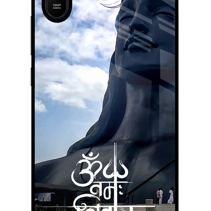 Om Namah Shivay Redmi 9A/9i Glass Case Back Cover by Casekaro