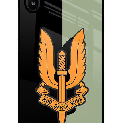 Balidan Logo Redmi 9A/9i Glass Case Back Cover by Casekaro