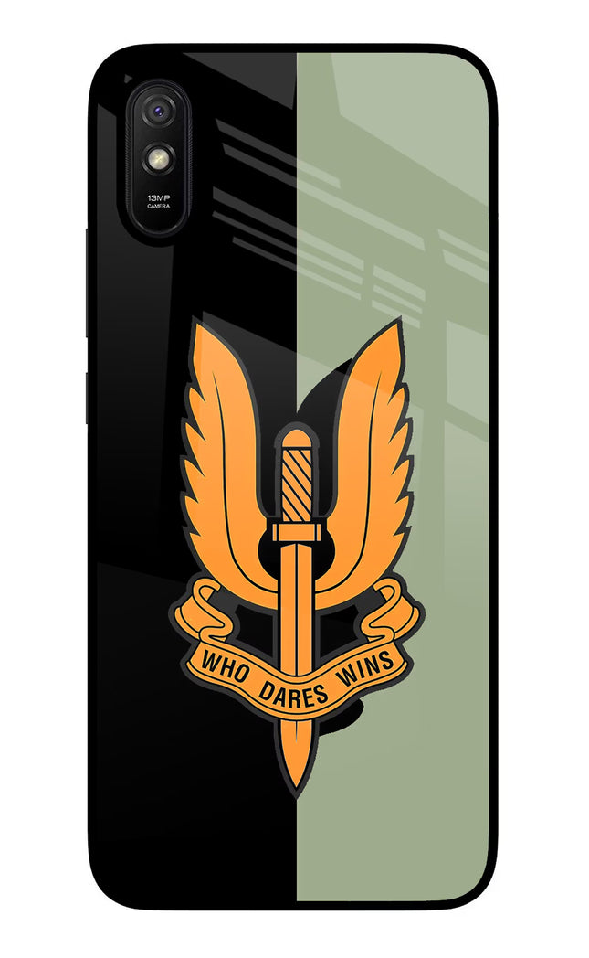 Balidan Logo Redmi 9A/9i Glass Case Back Cover by Casekaro