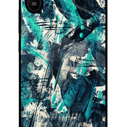 Artwork Redmi 9A/9i Glass Case Back Cover by Casekaro