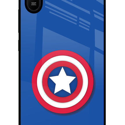 Shield Redmi 9A/9i Glass Case Back Cover by Casekaro