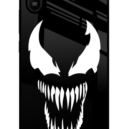 Venom Redmi 9A/9i Glass Case Back Cover by Casekaro