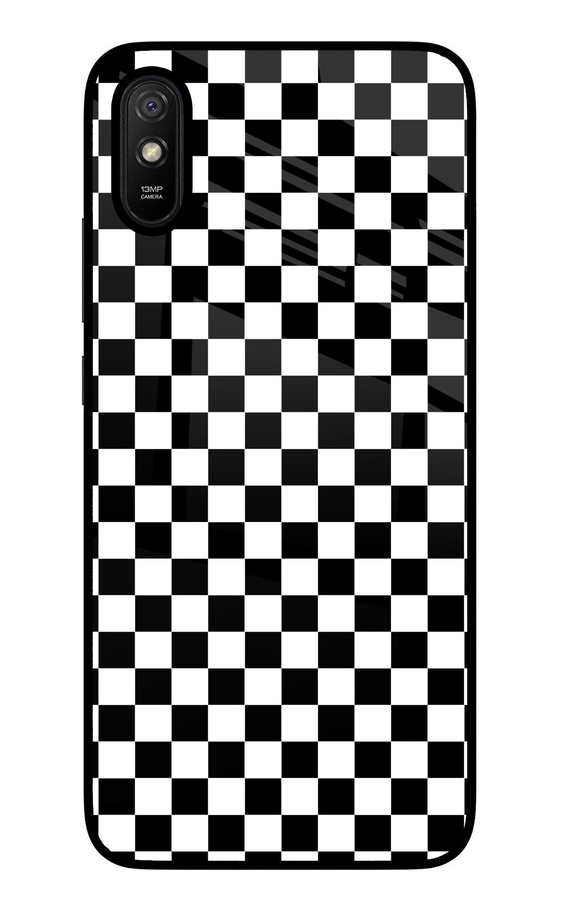 Chess Board Redmi 9A/9i Glass Case