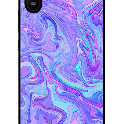 Glitter Redmi 9A/9i Glass Case Back Cover by Casekaro