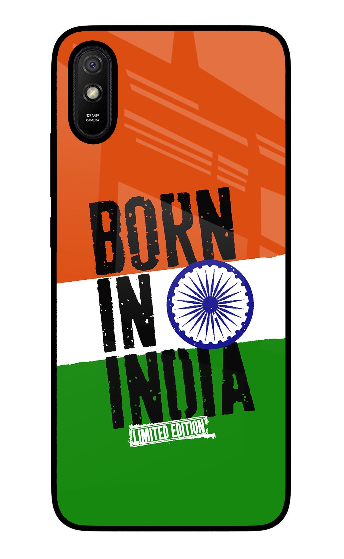 Born in India Redmi 9A/9i Glass Case