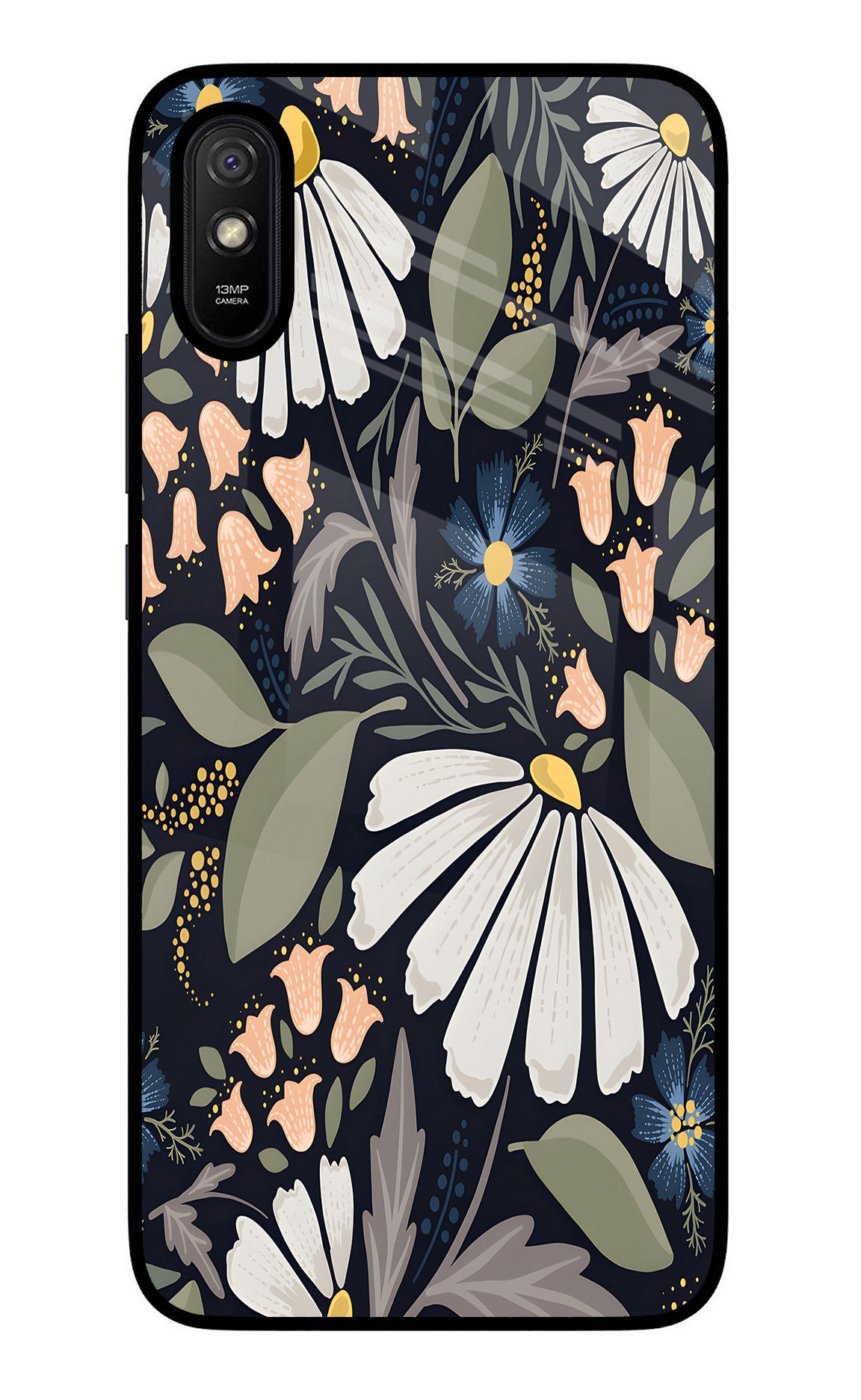 Flowers Art Redmi 9A/9i Back Cover