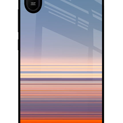 Morning Colors Redmi 9A/9i Glass Case Back Cover by Casekaro