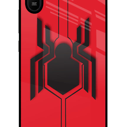 Spider Redmi 9A/9i Glass Case Back Cover by Casekaro